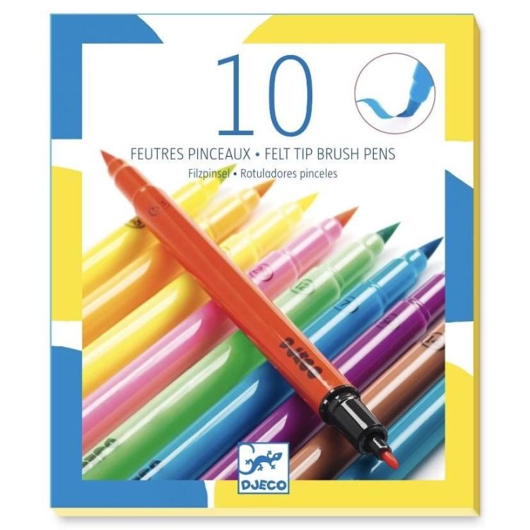Djeco 10 penseelstiften - 3